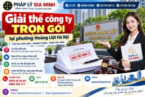 Giải thể công ty trọn gói tại phường Hoàng Liệt Hà Nội